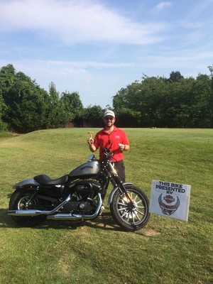 Geoff with Motorcycle