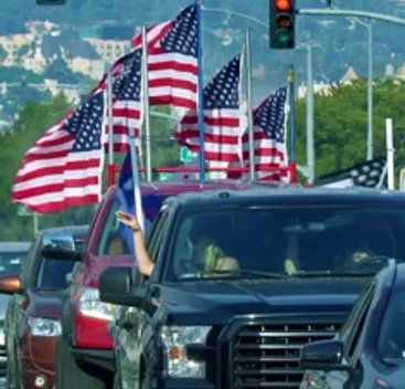 FLAGS AND CARS