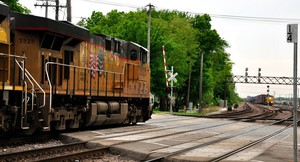 Train at Crossing