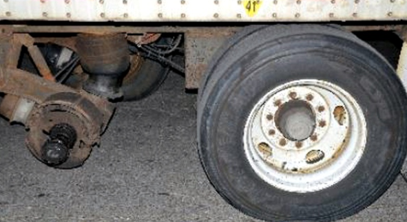 TIRE OFF TRUCK