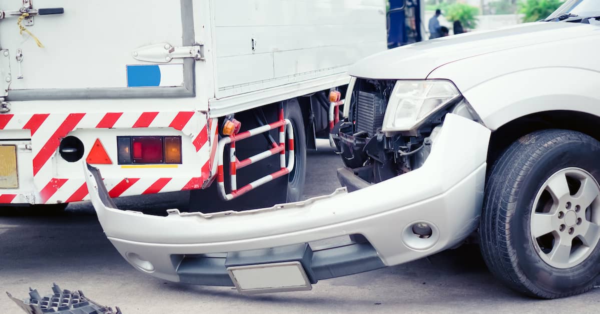 scene of a truck accident | Oliver Law Firm